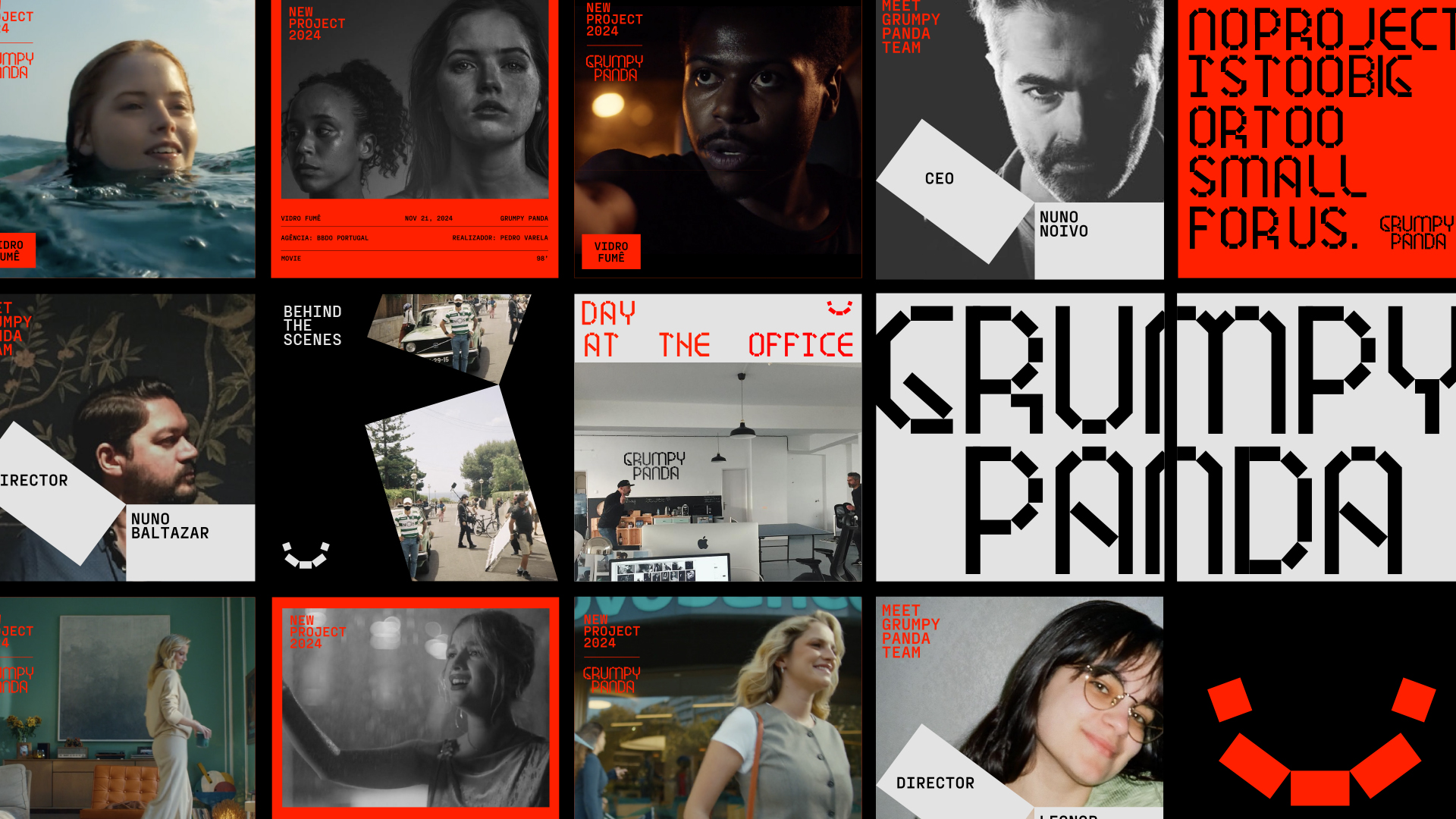 grumpy panda social media posts