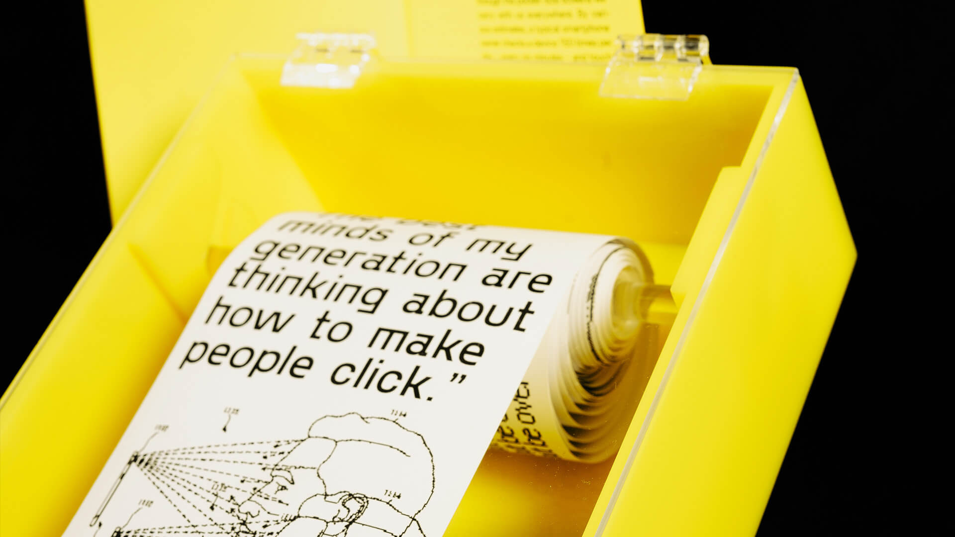 paradox of distraction box closer detail roll inside